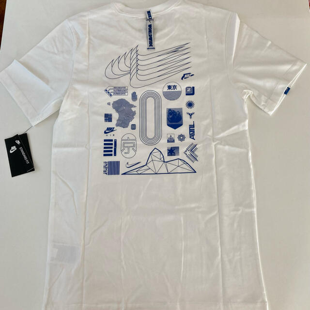 NIKE ブルーロゴ　白Tシャツ　ペア　2枚セット