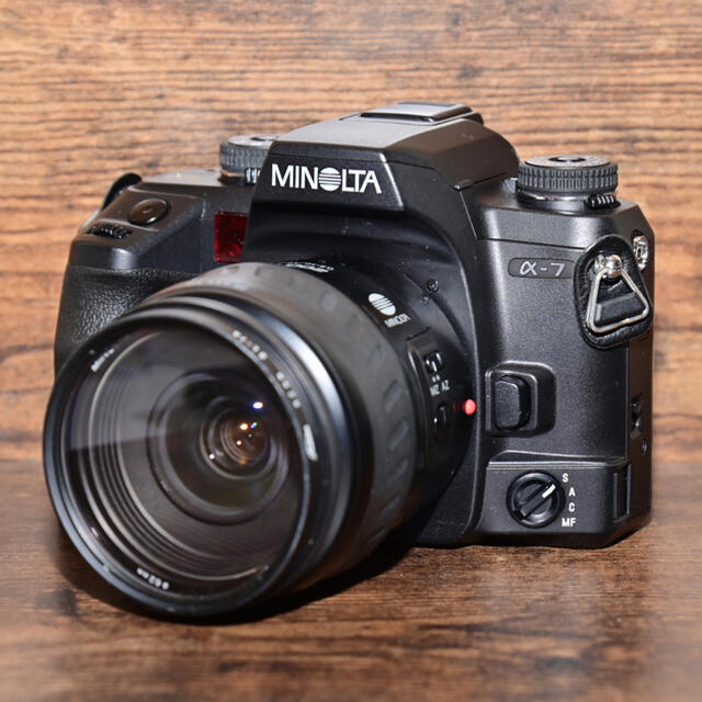 フィルムカメラ　MINOLTA α-7 動作品　レンズ付き