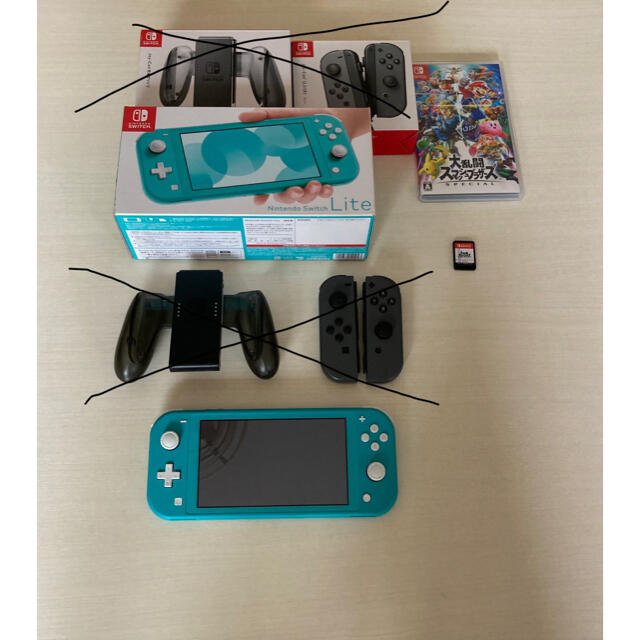 Switch Lite ターコイズ　大乱闘スマッシュブラザーズ　セット