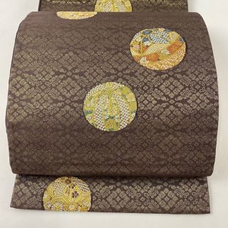 袋帯 美品 秀品 六通 正絹 【中古】(帯)