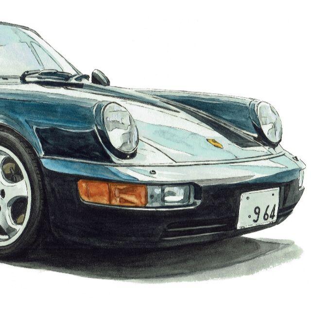 GC-1820ポルシェ911限定版画サイン額装作家平右ヱ門