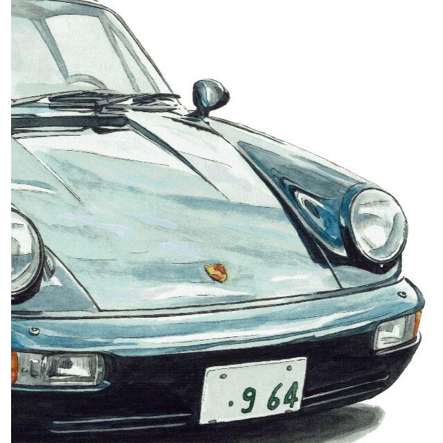 GC-548 930turbo/911限定版画直筆サイン額装●作家 平右ヱ門