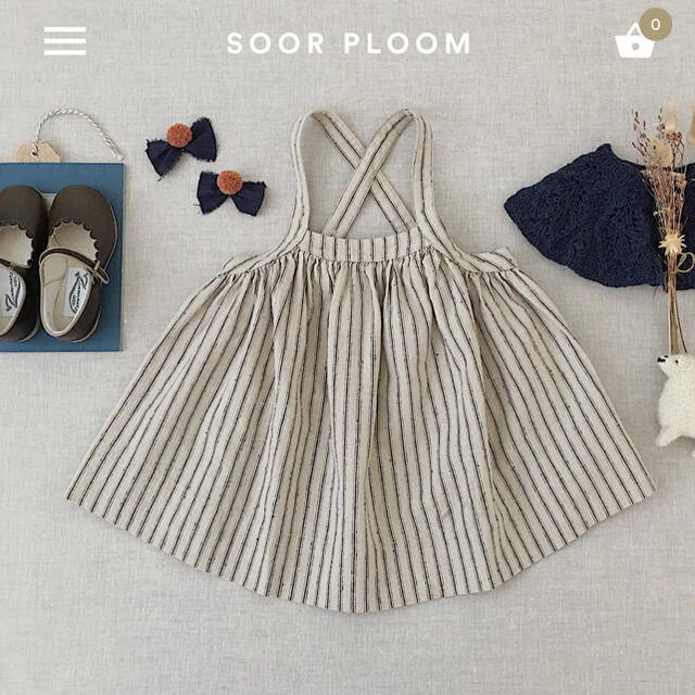 SOOR PLOOM / Eloise Pinafore 6y - スカート