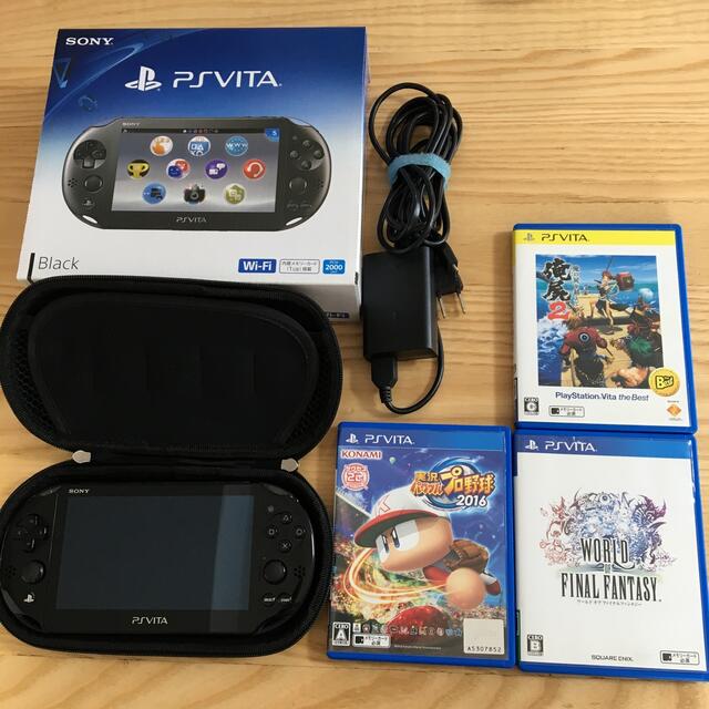 PlayStation Vita(プレイステーションヴィータ)のSONY PlayStationVITA 本体  PCH-2000 ZA11 エンタメ/ホビーのゲームソフト/ゲーム機本体(携帯用ゲーム機本体)の商品写真