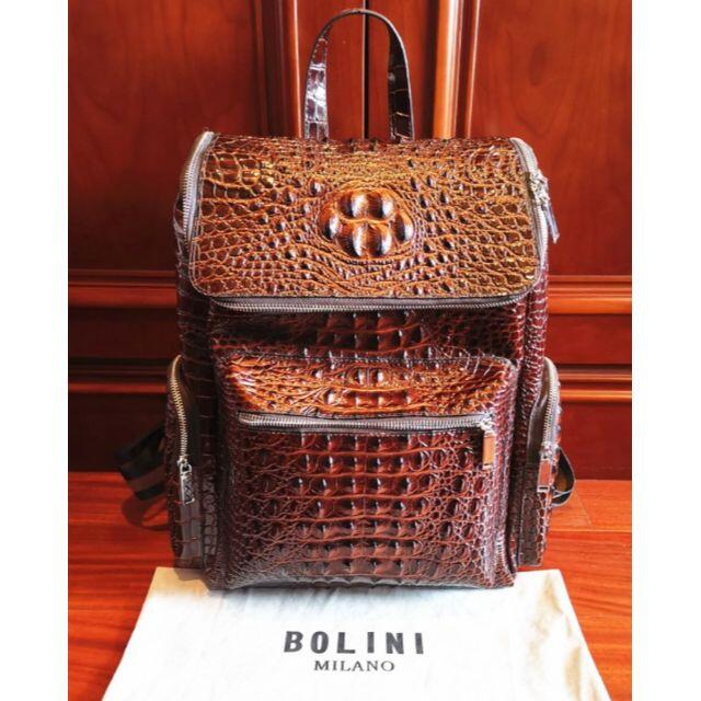 たっくん様専用ページ*BOLINI・最上級牛革・クロコダイル*リュック
