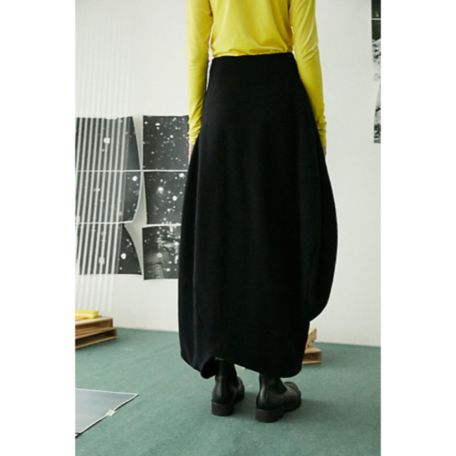  美品 20AW nagonstans ナゴンスタンス バックウォームスカート レディースのスカート(ロングスカート)の商品写真