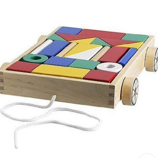 IKEA(イケア)の積み木2セット　IKEA 木製 型はめ パズル 積み木  キッズ/ベビー/マタニティのおもちゃ(知育玩具)の商品写真