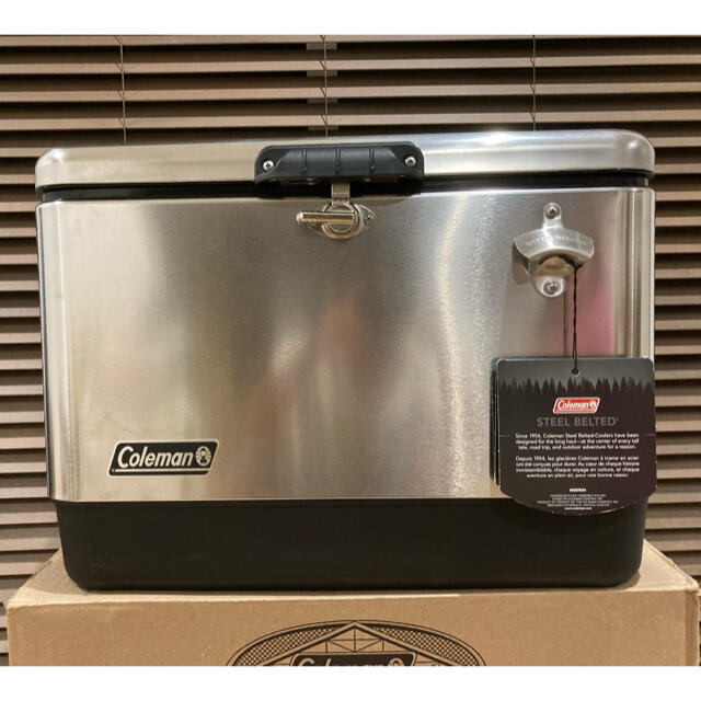 【Coleman】コールマン クーラーボックス 51L 54QT スチールベルト