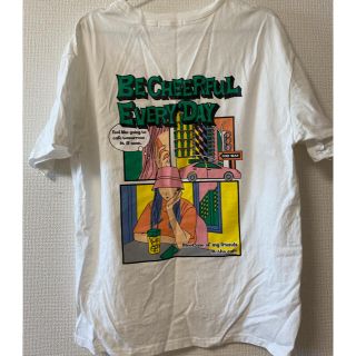 ウィゴー(WEGO)のプリントオーバーTシャツ(Tシャツ(半袖/袖なし))