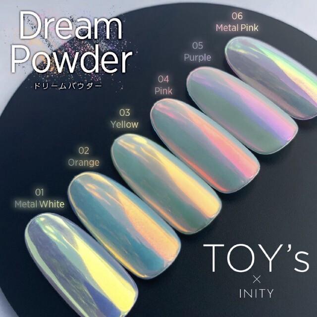 【y⭐︎】TOY’S INITY クロムパウダーセット ○TOY's×INITY ドリームパウダー 0.5g T-DR02 オレンジ / NES