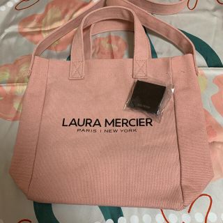 ローラメルシエ(laura mercier)のノベルティトートバッグ　ルーセントプレスとパウダーSET(トートバッグ)