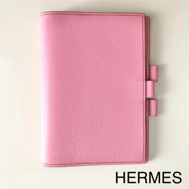 エルメス アジェンダGM 手帳カバー ピンク系 HERMES 定番のお歳暮＆冬