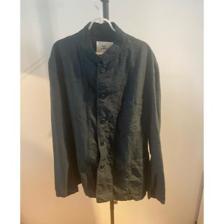 コモリ(COMOLI)のoutil ブラックインディゴリネン VESTE GABARRET (カバーオール)