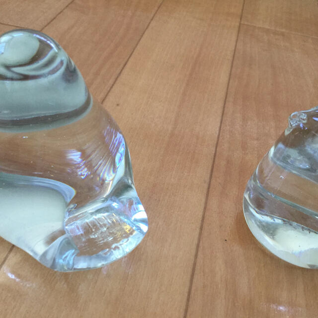 marimekko(マリメッコ)の美品　ロシア製の小鳥ガラス　置物　 インテリア/住まい/日用品のインテリア小物(置物)の商品写真