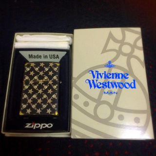 ヴィヴィアンウエストウッド(Vivienne Westwood)の✩オーブ柄 Zippoライター(タバコグッズ)