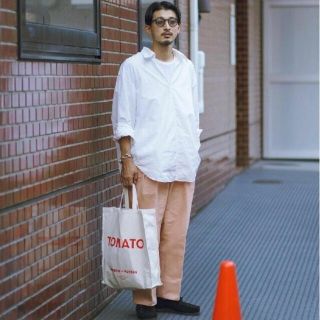 コモリ(COMOLI)のレア　neat usa ニート　タックパンツ　レショップ　コモリ　オーラリー(スラックス)