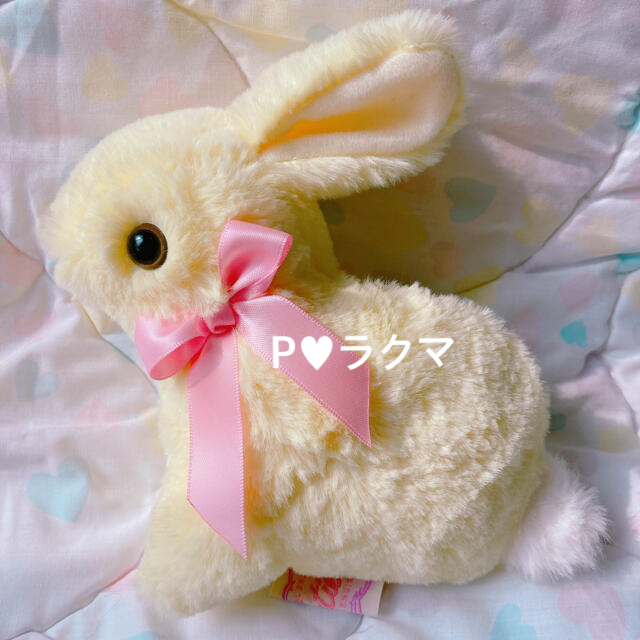 ⑅ katie yellow tiny bunny pouch