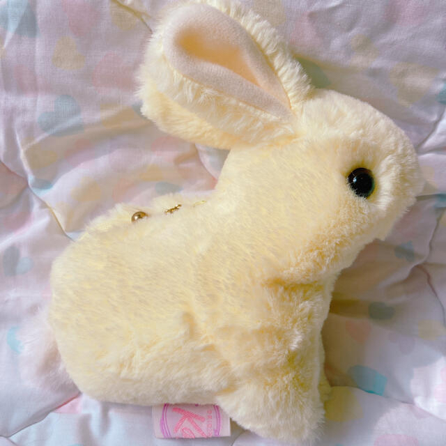 ⑅ katie yellow tiny bunny pouch