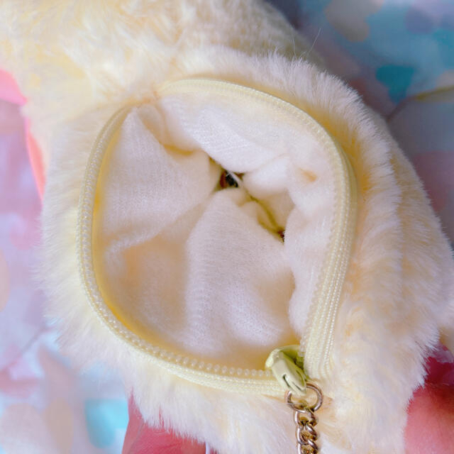 ⑅ katie yellow tiny bunny pouch