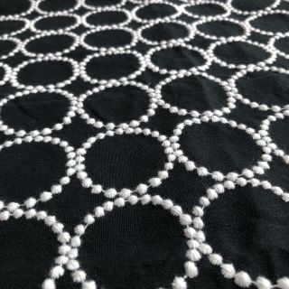 ミナペルホネン(mina perhonen)のミナペルホネン　インテリアファブリック　タンバリン　ネイビー　希少生地(生地/糸)