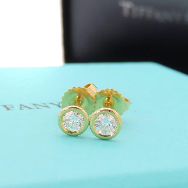 Tiffany & Co.(ティファニー)の美品 ティファニー バイザヤード 大粒 ダイヤ ゴールド ピアス YD14 レディースのアクセサリー(ピアス)の商品写真