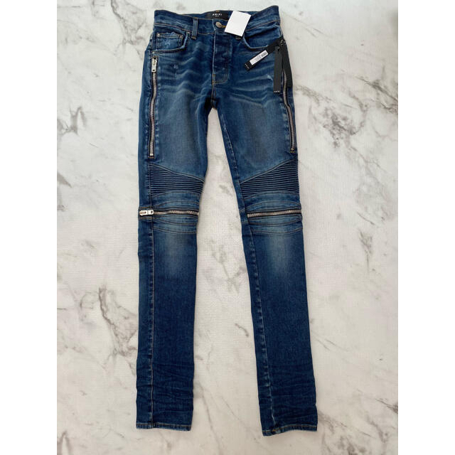 驚きの値段で】 AMIRI アミリ 29 デニム 蛇腹 バイカー スキニー 新品