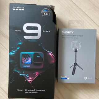 ゴープロ(GoPro)のGoPro HERO9 Black CHDHX-901-FW　SHORTYセット(ビデオカメラ)