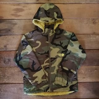 ザノースフェイス(THE NORTH FACE)のノースフェイス キッズ ノマドジャケット カモフラ 迷彩 140 アウター ボア(ジャケット/上着)