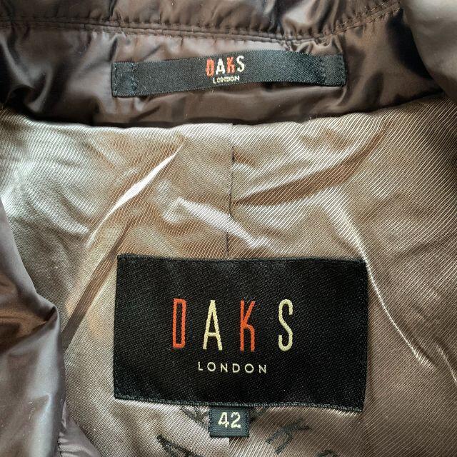 DAKS - 購入者ありダックス 比翼 中綿 コート ブラウン サイズ42 ...