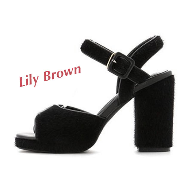 Lily Brown(リリーブラウン)のリリーブラウン ストラップサンダル　Sサイズ レディースの靴/シューズ(サンダル)の商品写真