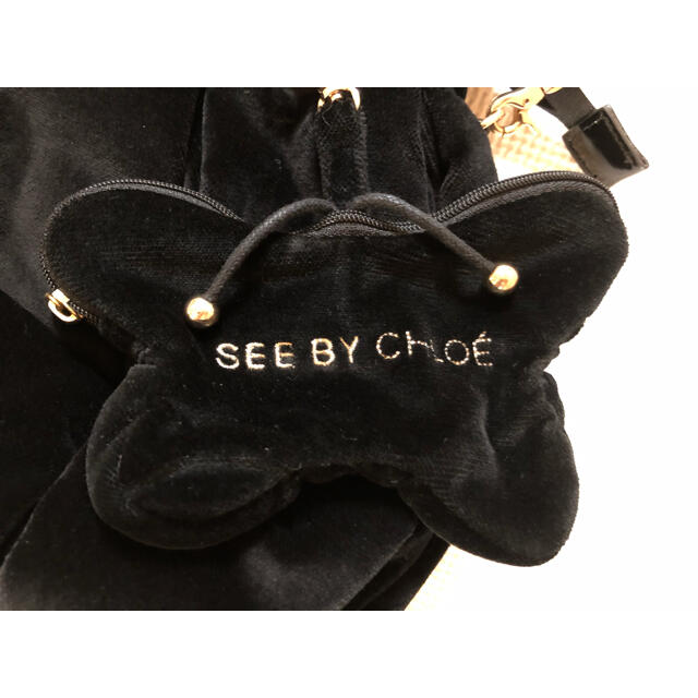 SEE BY CHLOE(シーバイクロエ)のSEE BY CHLOE  ベロア2wayショルダーバッグ レディースのバッグ(ハンドバッグ)の商品写真