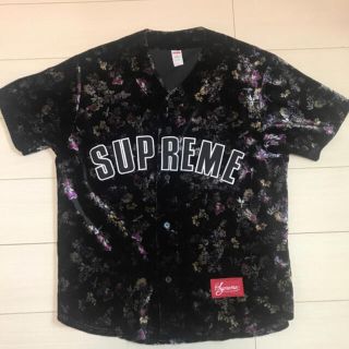 シュプリーム(Supreme)の最終値下げ　supreme ベースボールシャツ　ベロア　TAKUYA∞ 窪塚洋介(Tシャツ/カットソー(半袖/袖なし))