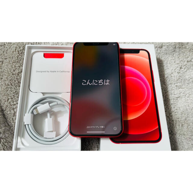 スマートフォン/携帯電話iPhone12mini (PRODUCT)RED128GB SIMフリー 美品