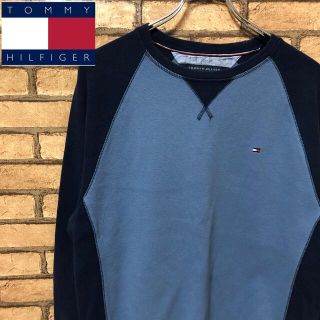 トミーヒルフィガー(TOMMY HILFIGER)の【人気】トミーヒルフィガー スウェット ワンポイントロゴ刺繍 トレーナー(スウェット)