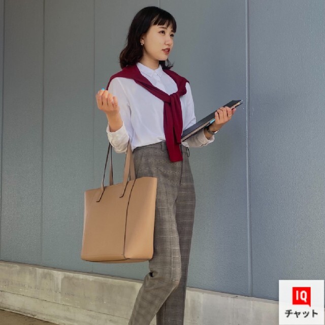 UNIQLO(ユニクロ)の新品【レザータッチ ボートトートバッグ】 レディースのバッグ(トートバッグ)の商品写真