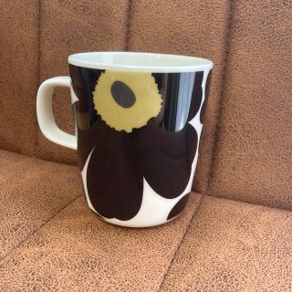 マリメッコ(marimekko)のマリメッコ ウニッコ マグカップ 250ml 黒(グラス/カップ)