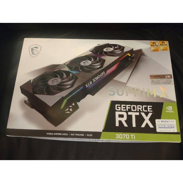 3070☆新品未開封☆MSI RTX 3070 Ti SUPRIM X 8G