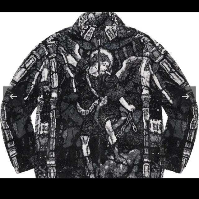 supreme Saint Michael Fleece Jacket