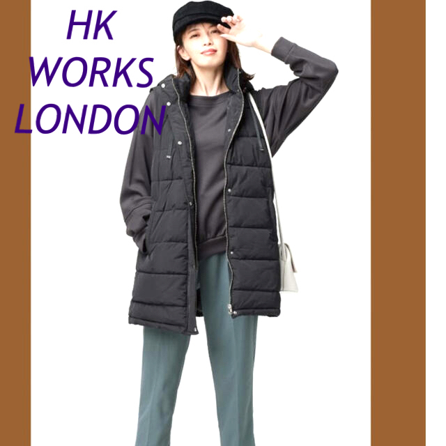 しまむら(シマムラ)の新品 しまむら HKWORKSLONDON ロング ベスト ダウン レディースのジャケット/アウター(ダウンベスト)の商品写真