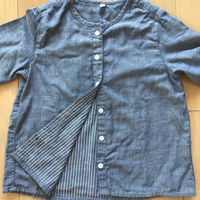 MUJI (無印良品)(ムジルシリョウヒン)のブラウス キッズ/ベビー/マタニティのキッズ服男の子用(90cm~)(ブラウス)の商品写真