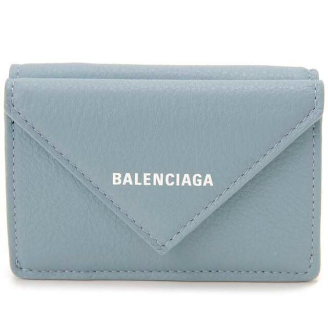 BALENCIAGA 財布 三つ折り財布 ブルーグレー l1wzzK2Zgz, 財布
