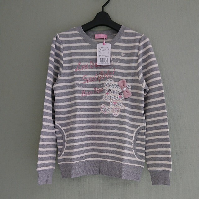 mezzo piano(メゾピアノ)のトレーナー   メゾピアノ   L160 キッズ/ベビー/マタニティのキッズ服女の子用(90cm~)(Tシャツ/カットソー)の商品写真