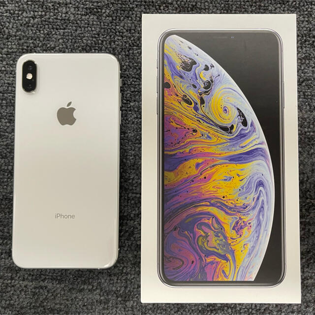 スマホ/家電/カメラiPhone XS Max 256GB シルバー SIMフリー