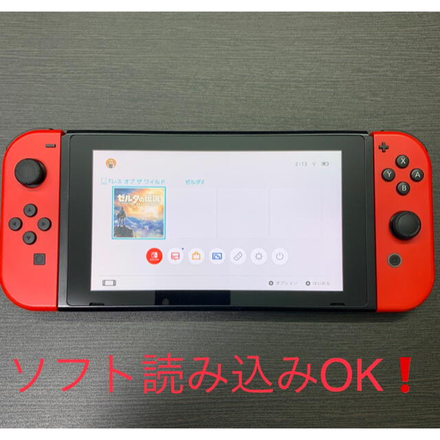 動作確認済 Switch 本体 マリオオデッセイモデルのジョイコン付き プロコン