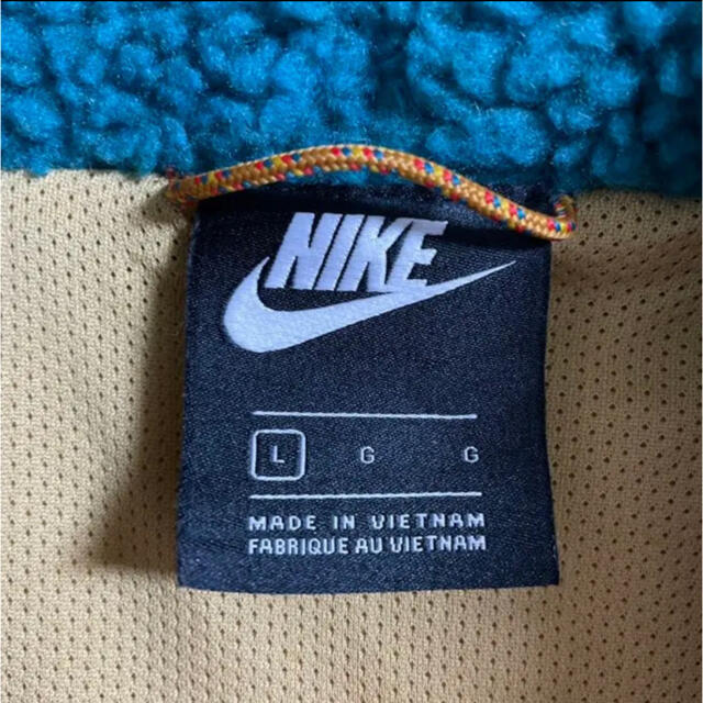 NIKE(ナイキ)の【即完売モデル】ナイキ☆ゆめまる着用モデル　刺繍ロゴハーフジップ　ボアフリース メンズのジャケット/アウター(ブルゾン)の商品写真