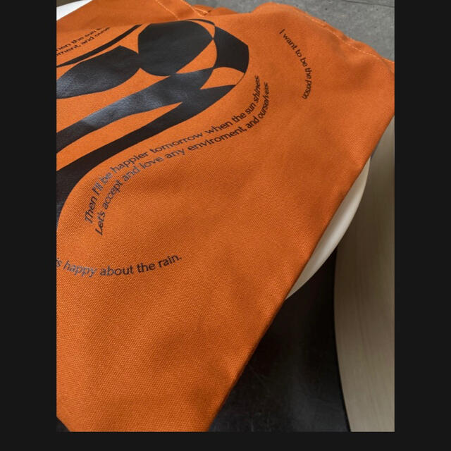 TODAYFUL(トゥデイフル)のyurikaakutsu worn brady orange totebag   レディースのバッグ(トートバッグ)の商品写真