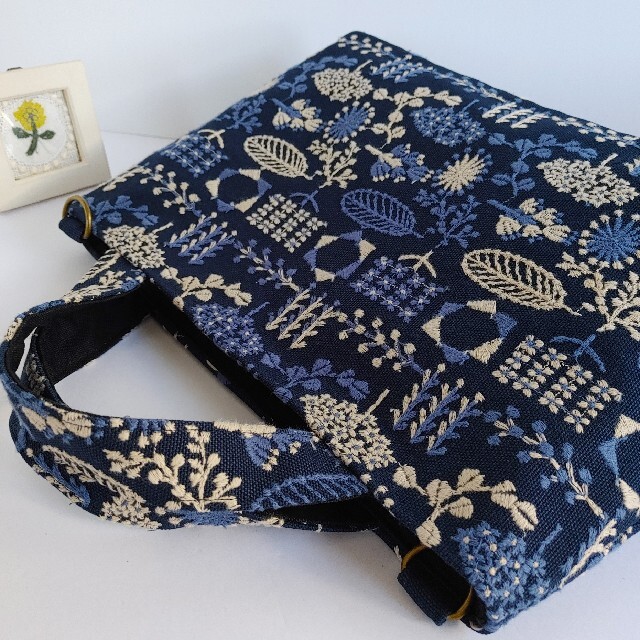 点と線模様製作所 yasou 2wayパニーニ風 刺繍生地 点と線模様製作所 yasou 2wayパニーニ風 刺繍生地