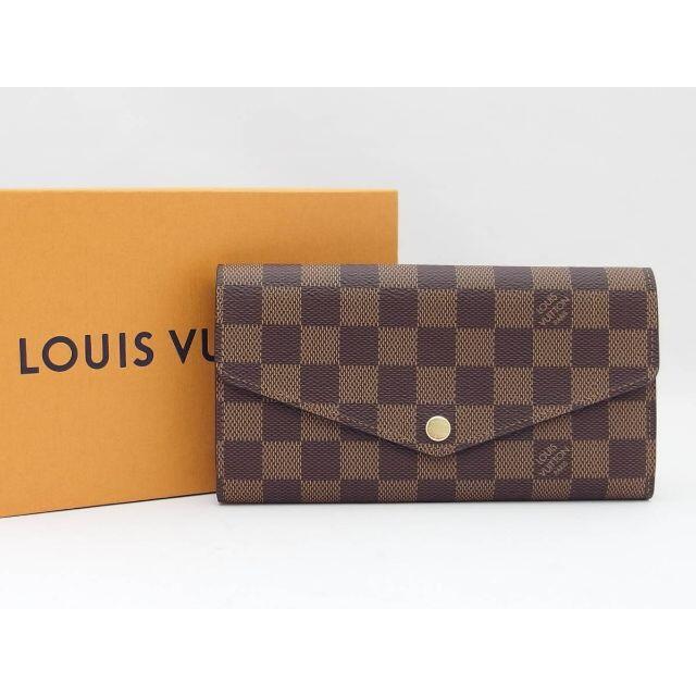 買取り実績 ダミエ 未使用★ルイヴィトン - VUITTON LOUIS ポルトフォイユ・サラ 長財布 N63209 財布