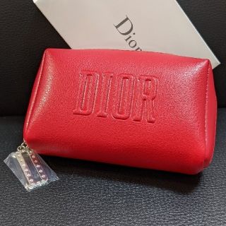 ディオール(Dior)のDior ディオール ポーチ  レッド(ポーチ)