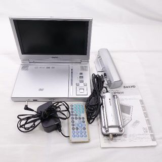 サンヨーショウカイ(SANYO)の三洋電機　ポータブルDVDプレーヤー　シルバー/ホワイト(DVDプレーヤー)
